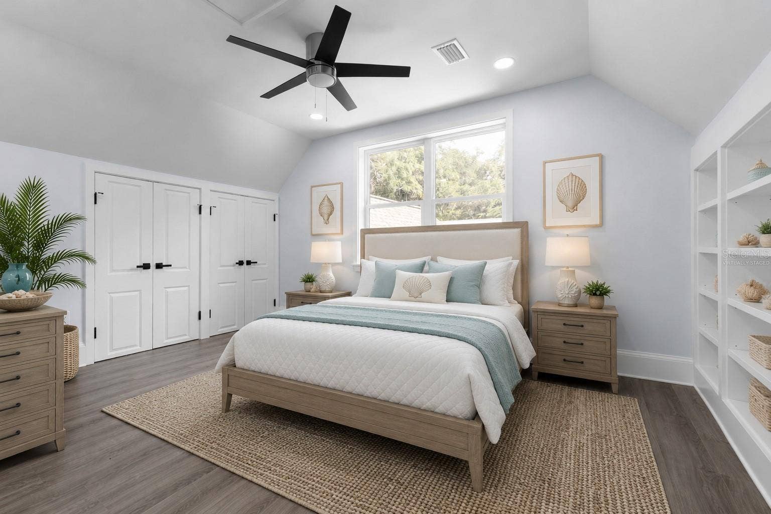 117 HERNANDEZ AVENUE, Palm Coast, FL 32137 Upstairs Bedroom - virtually staged