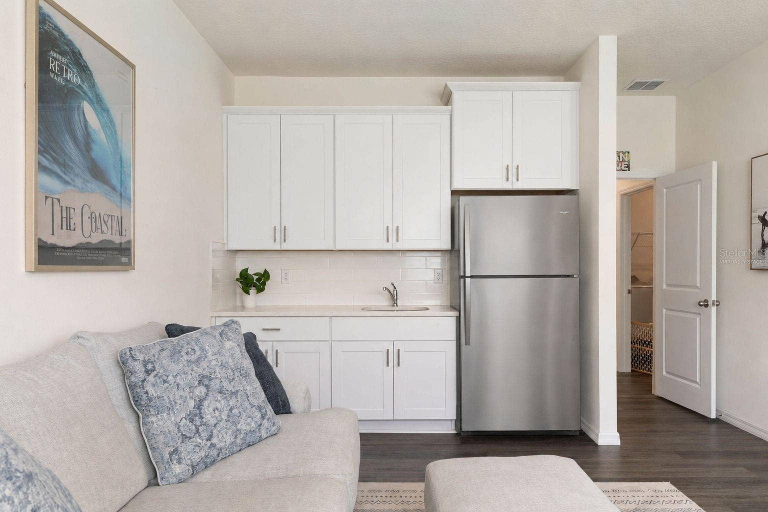 345 E MERIMONT LANE, Ormond Beach, FL 32174 Refrigerator Virtually Staged