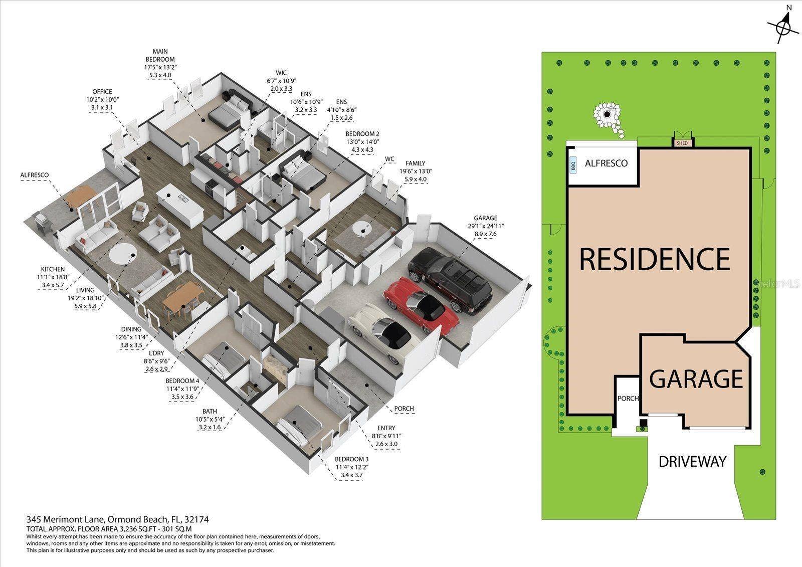 345 E MERIMONT LANE, Ormond Beach, FL 32174 345 E MERIMONT LANE, Ormond Beach, FL 32174