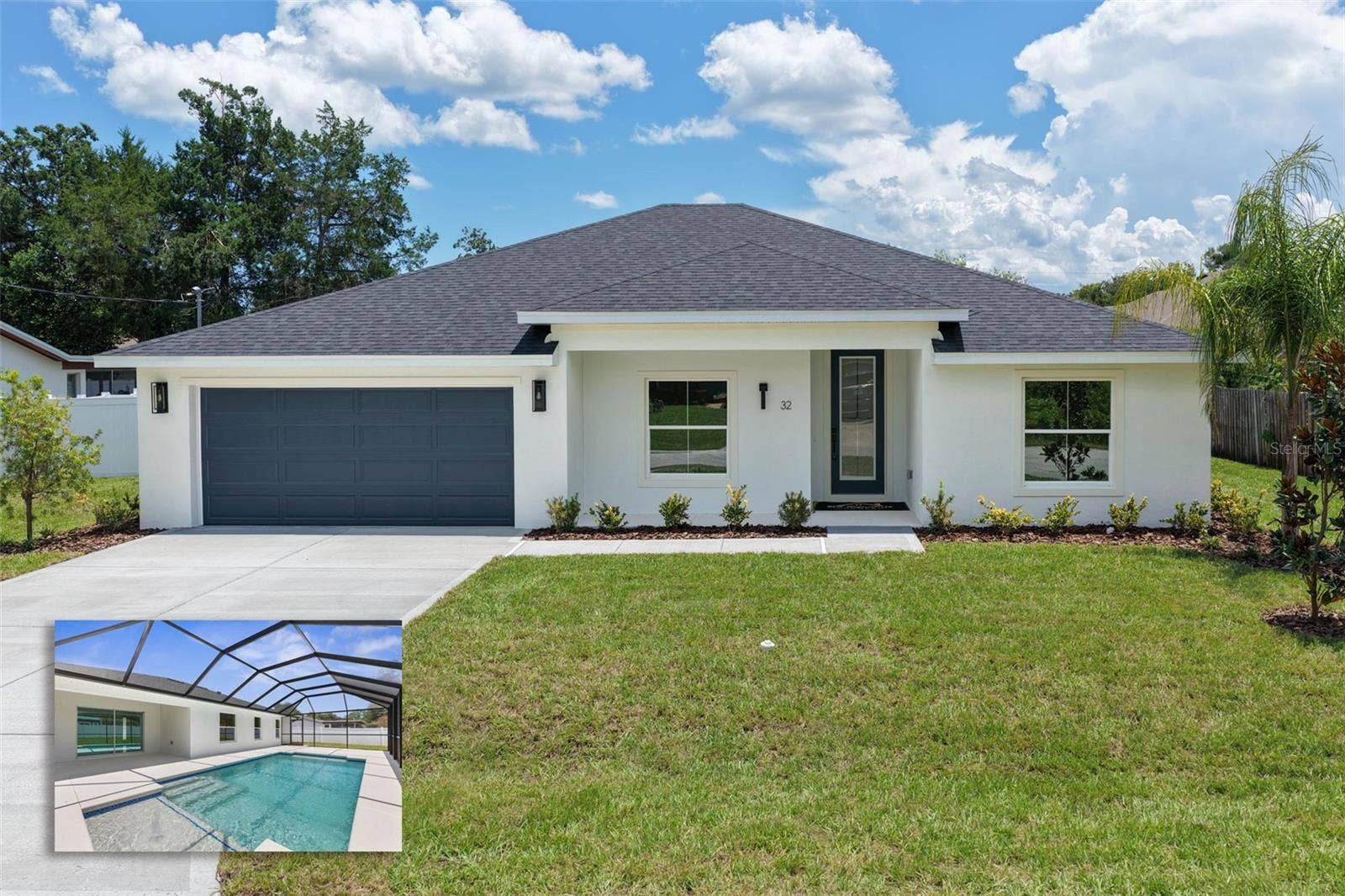 32 FEDERAL LANE, Palm Coast, FL 32137 New Block Pool Home!