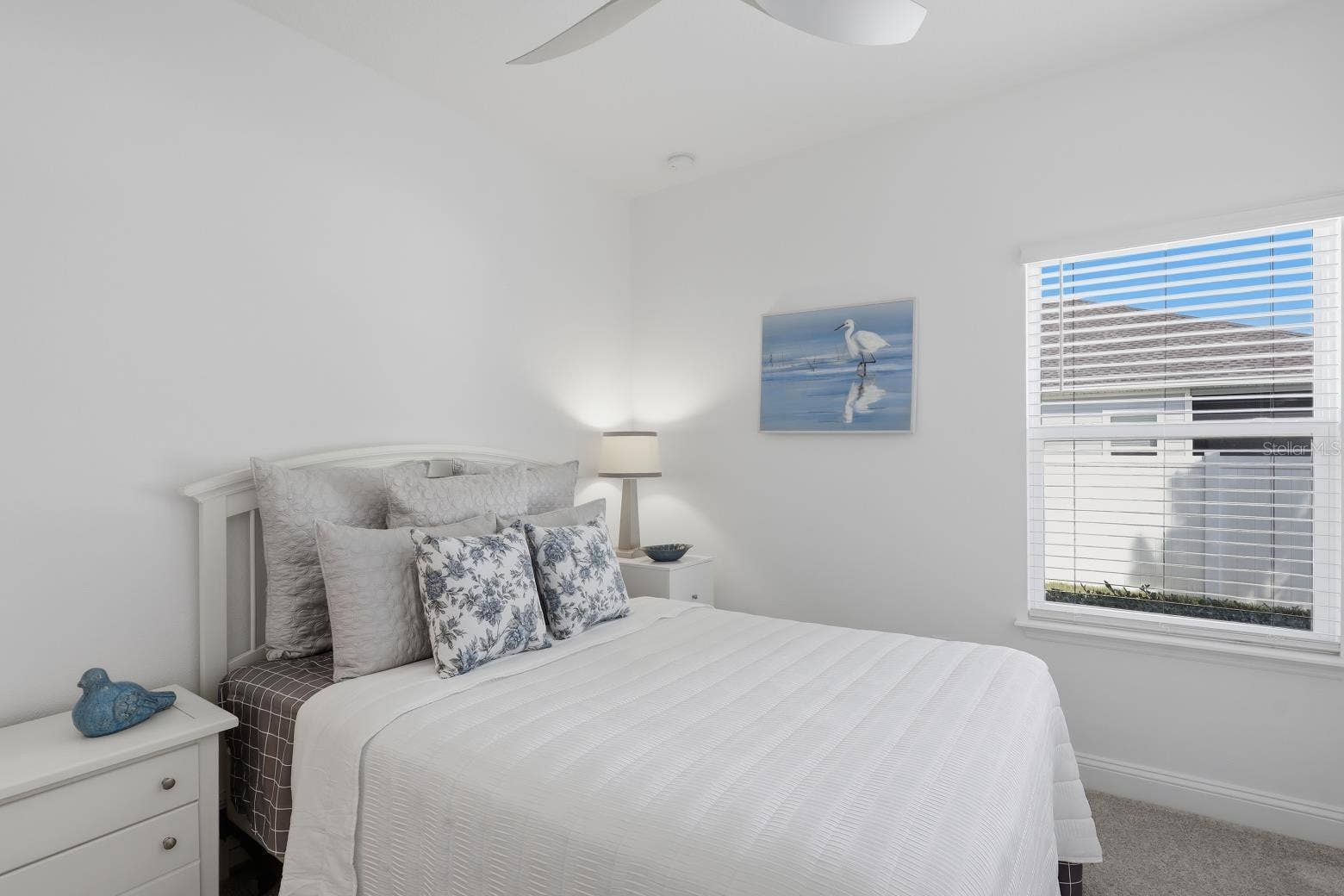 2110 RAGLAN CIRCLE, Ormond Beach, FL 32174 Bedroom 2 easily holds a queen size bed and other furnishings.