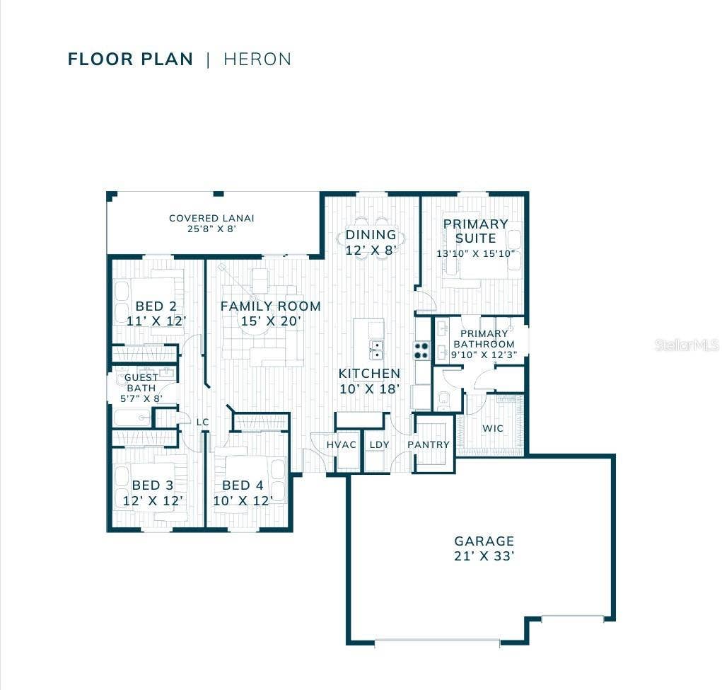 8 ROLLING SANDS DRIVE, Palm Coast, FL 32164 MODEL FLOORPLAN
