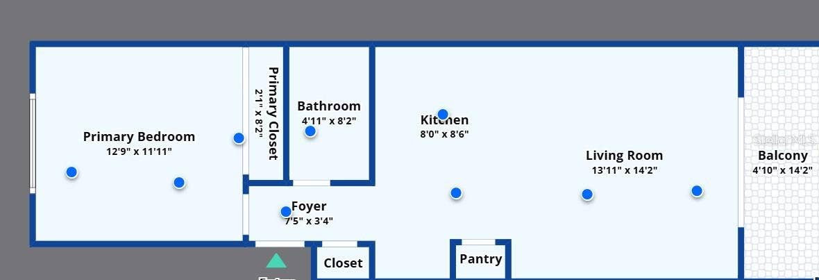1433 N ATLANTIC AVENUE, #329, Daytona Beach, FL 32118 floor plan
