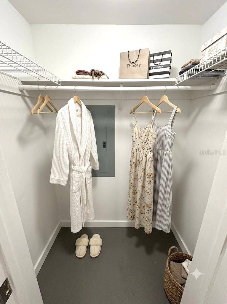 STAGED GUEST WALK IN CLOSET