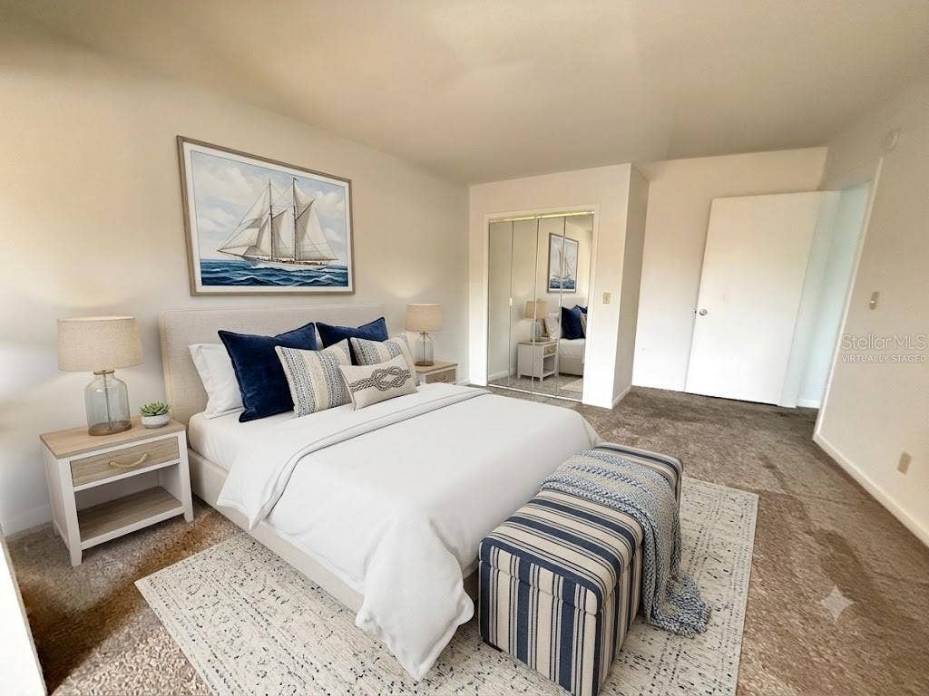 VIRTUALLY STAGED PRIMARY BEDROOM