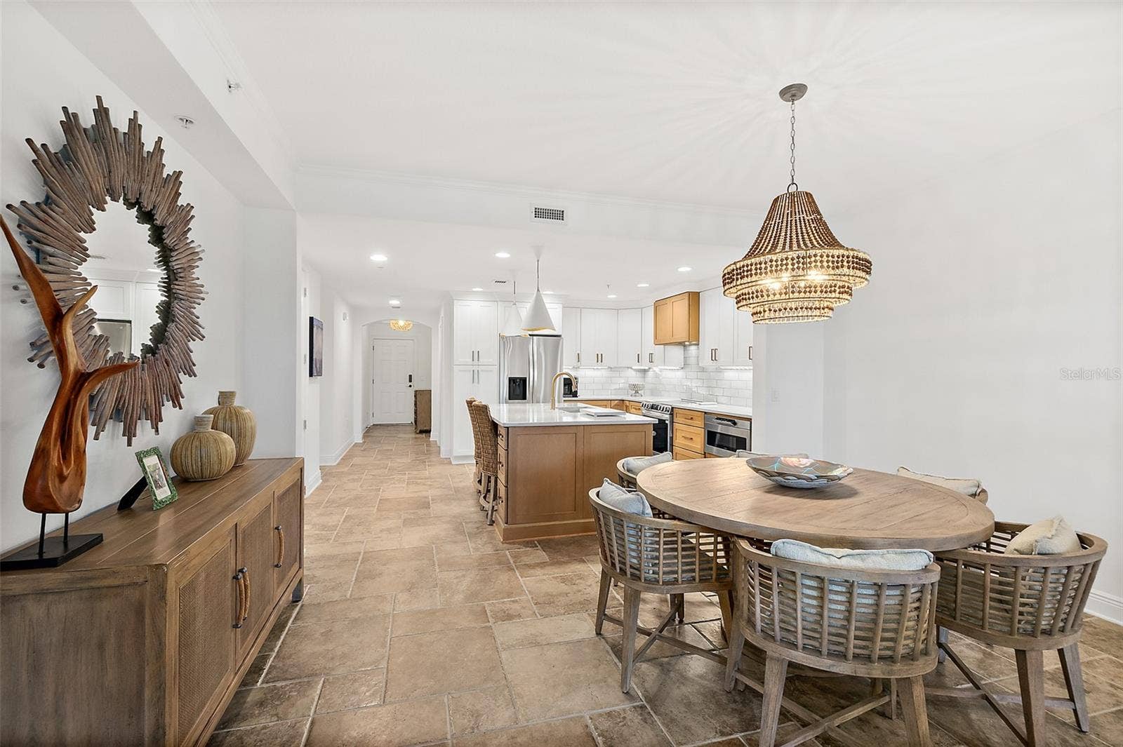 Functional entertaining space