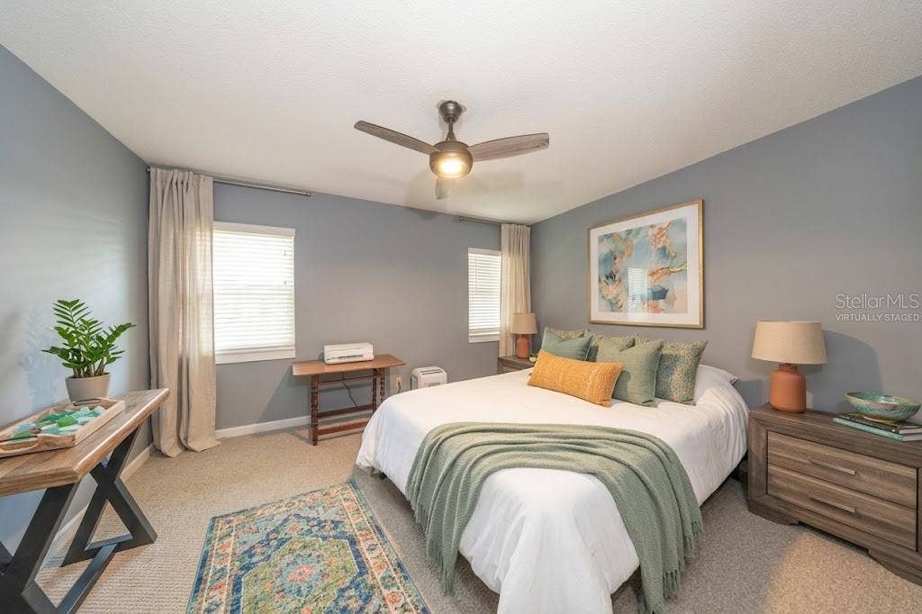 60 CLUB HOUSE DRIVE, #208, Palm Coast, FL 32137 Virtually staged Guest bedroom