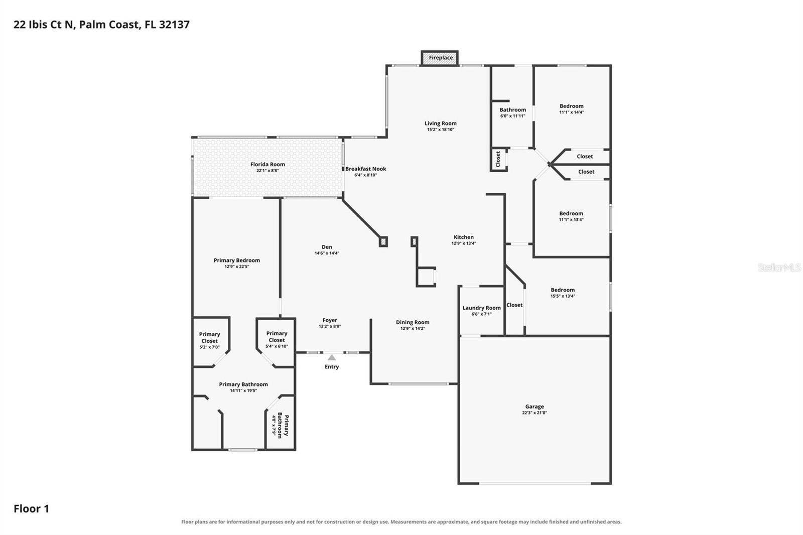 22 IBIS COURT N, Palm Coast, FL 32137 22 IBIS COURT N, Palm Coast, FL 32137