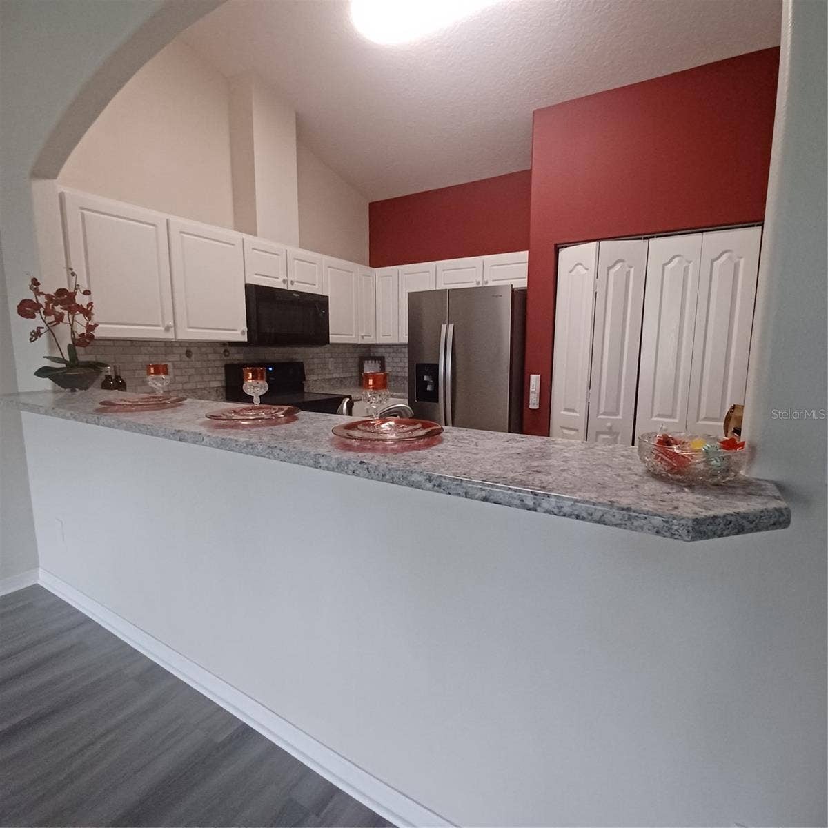 Partial Kitchen staged