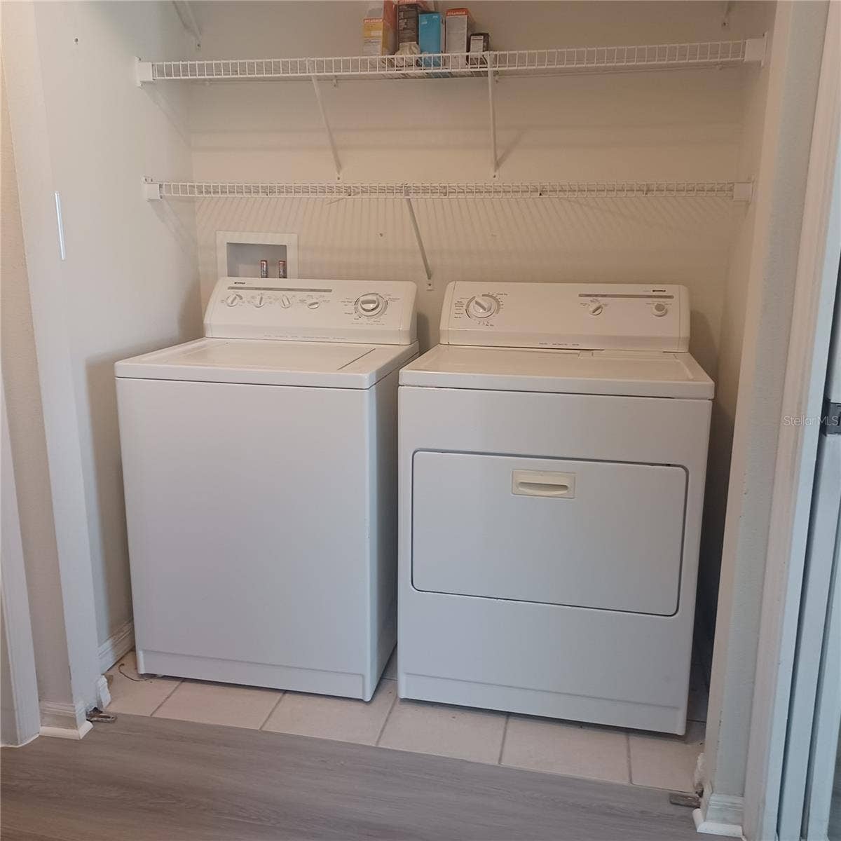 Laundry closet