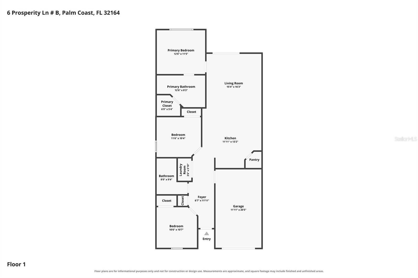 6 PROSPERITY LANE, #B, Palm Coast, FL 32164 6 PROSPERITY LANE, #B, Palm Coast, FL 32164