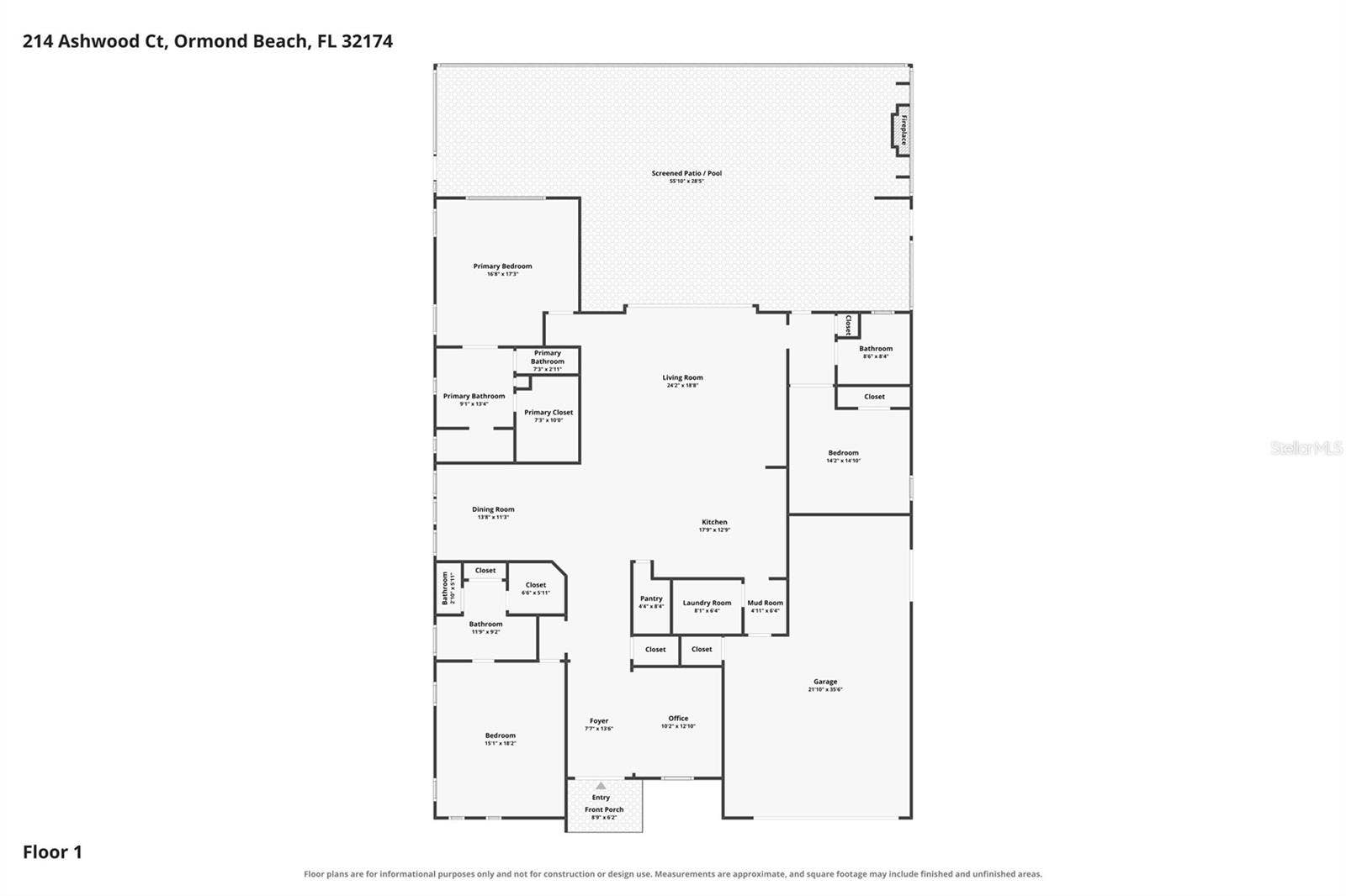 214 ASHWOOD COURT, Ormond Beach, FL 32174
