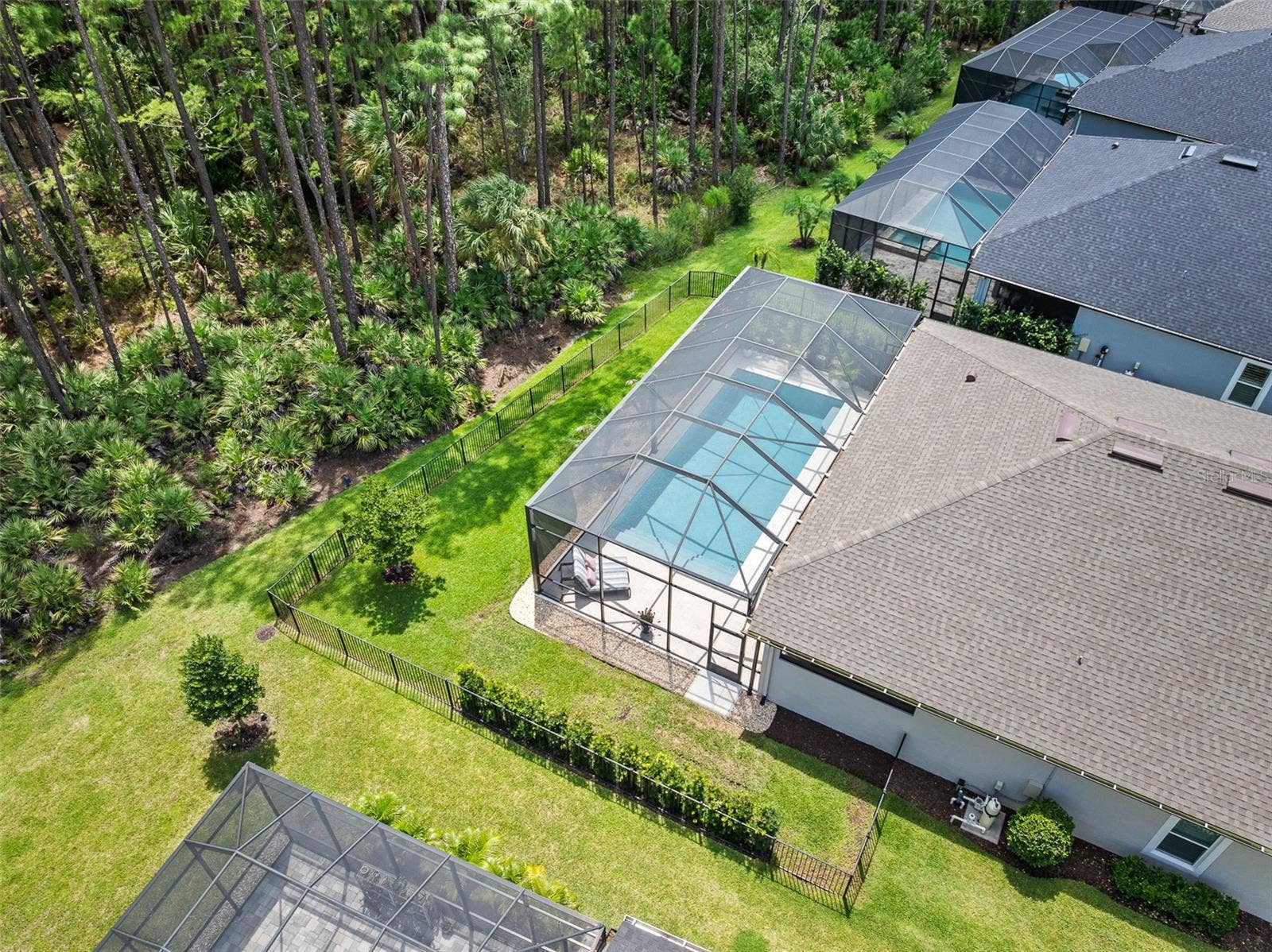 463 STIRLING BRIDGE DRIVE, Ormond Beach, FL 32174 Fenced in Yard Overhead View