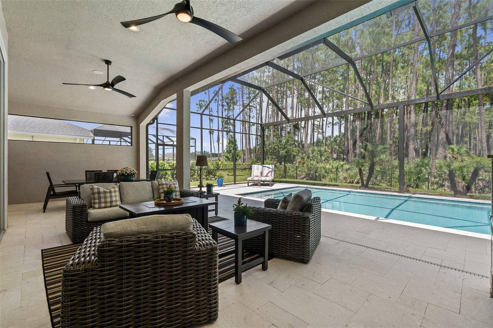 463 STIRLING BRIDGE DRIVE, Ormond Beach, FL 32174 Covered Lanai Area