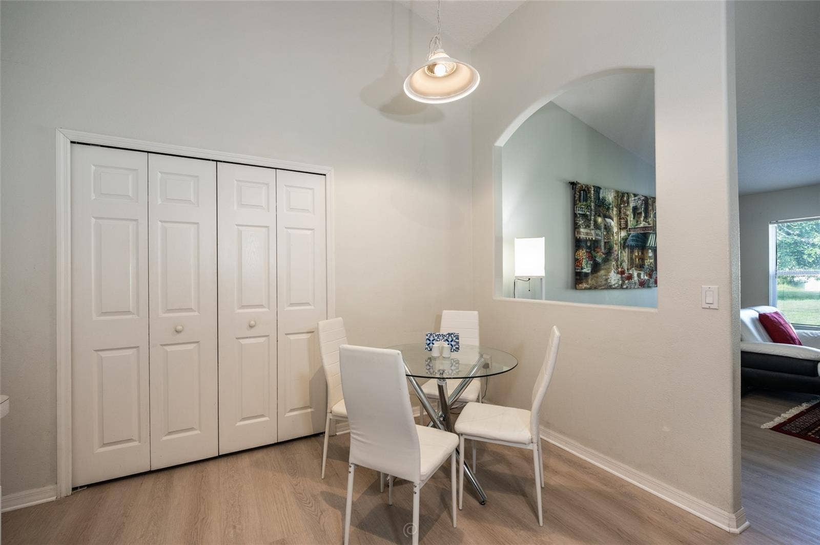 Breakfast nook and large pantry