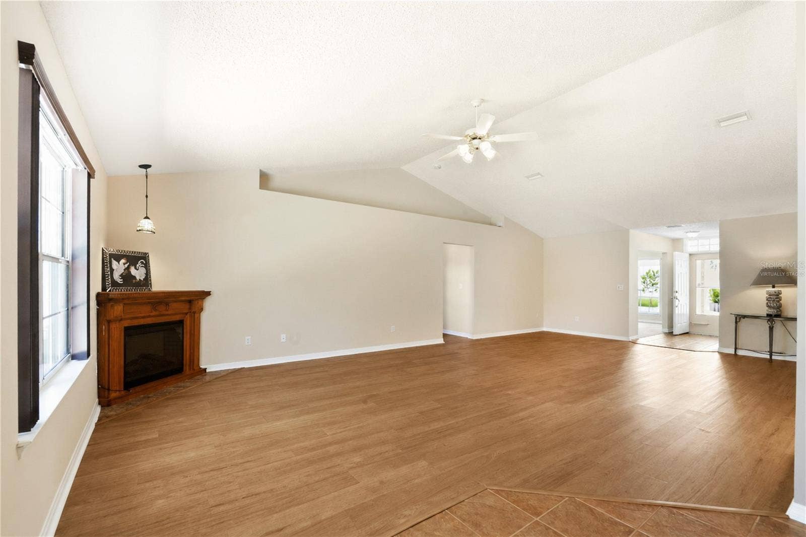 38 PRINCESS ROSE DRIVE, Palm Coast, FL 32164 Virtually staged Rear of the Home to the Front Entrance