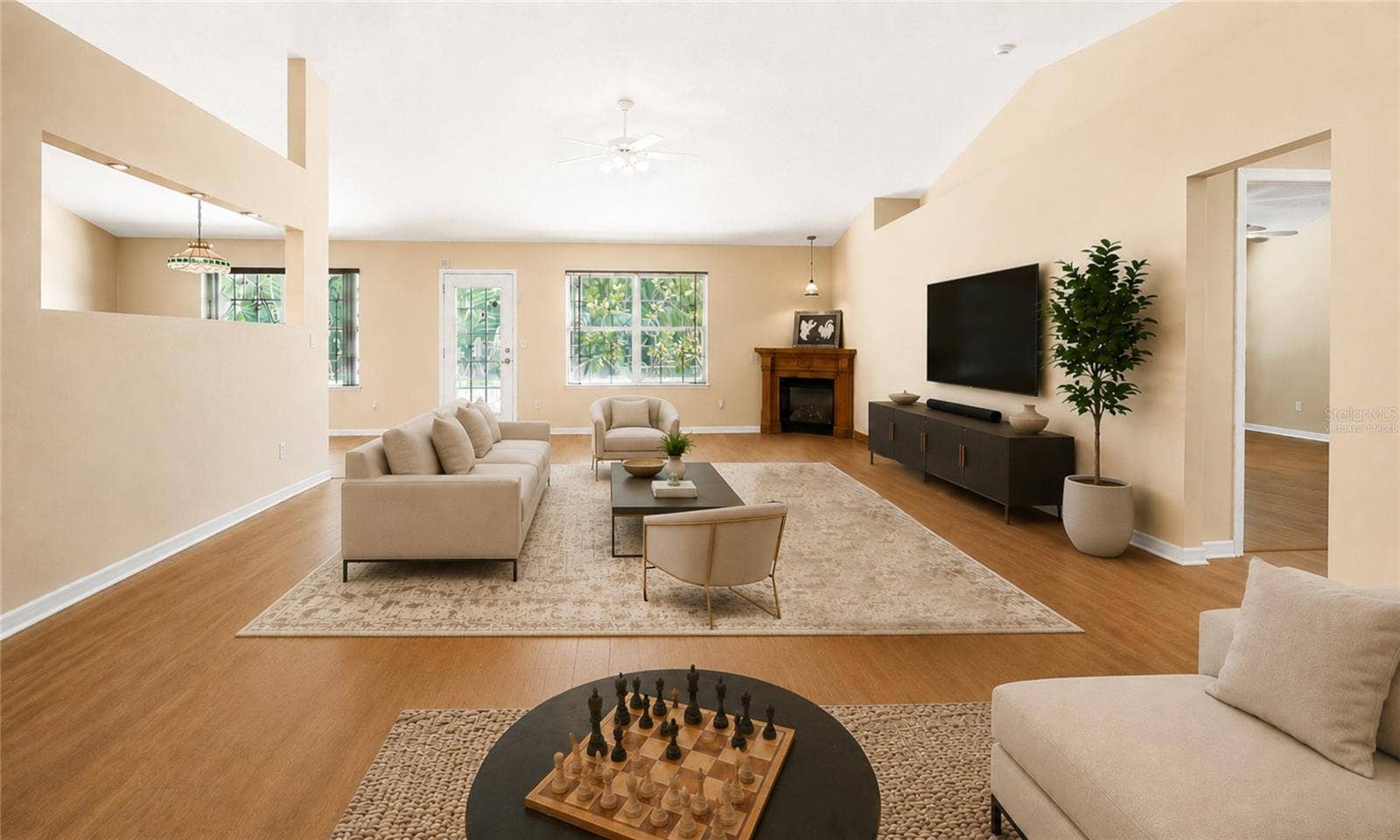 38 PRINCESS ROSE DRIVE, Palm Coast, FL 32164 Virtually Staged Great Room