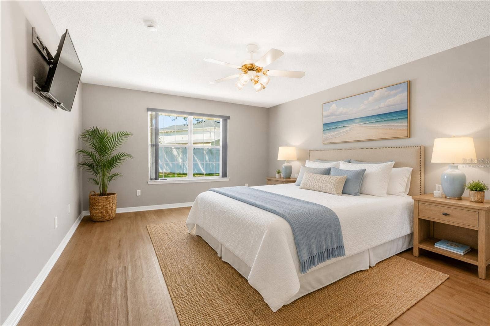 38 PRINCESS ROSE DRIVE, Palm Coast, FL 32164 Virtually Staged Primary Bedroom