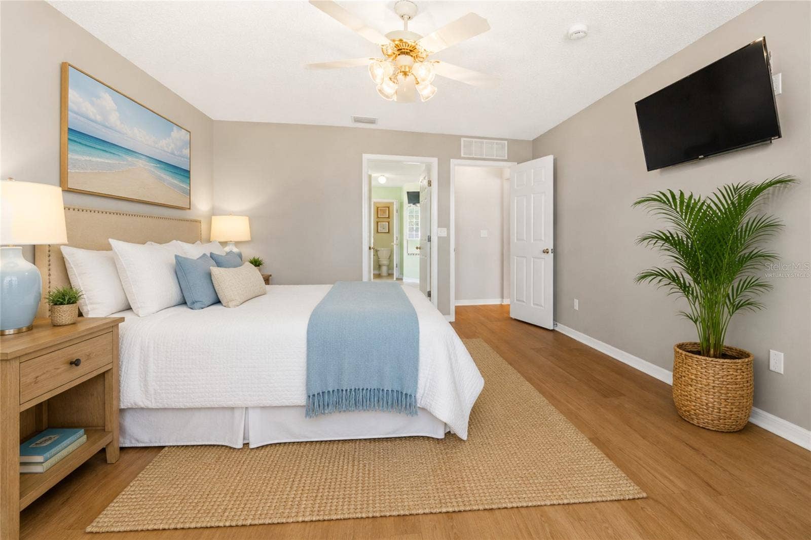 38 PRINCESS ROSE DRIVE, Palm Coast, FL 32164 Virtually Staged Primary Bedroom