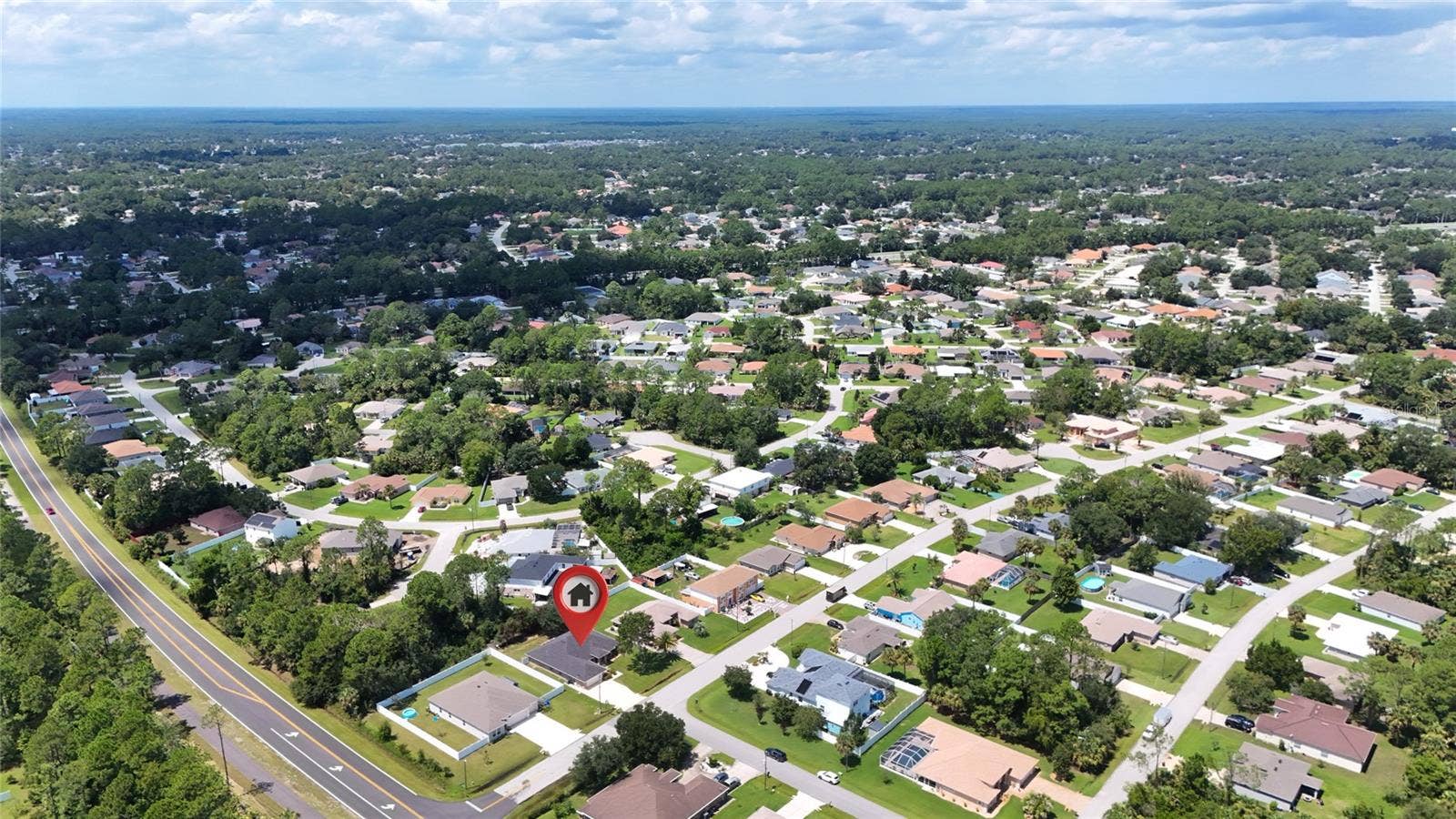 38 PRINCESS ROSE DRIVE, Palm Coast, FL 32164 Aerial View