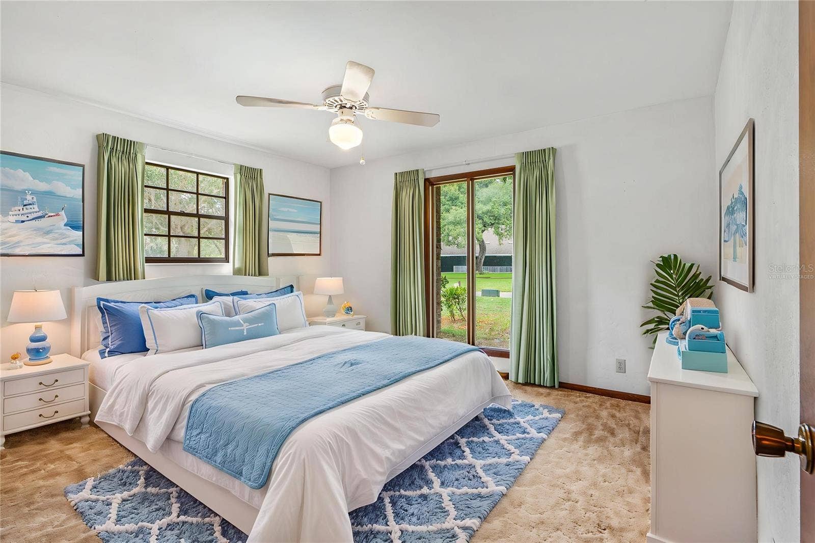 82 S ST ANDREWS DRIVE, Ormond Beach, FL 32174 Virtually Staged- Guest Bedroom with Large Closet