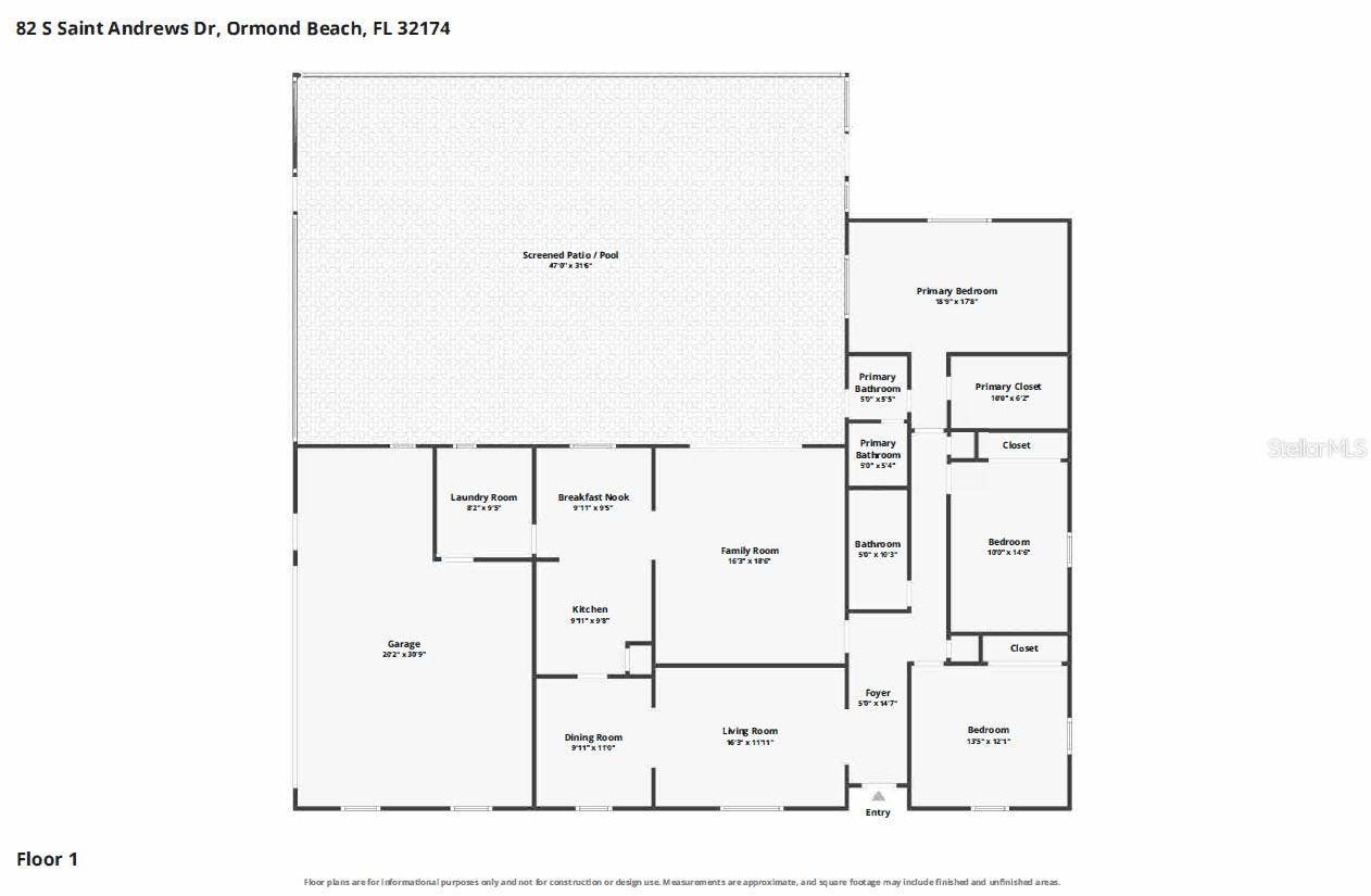 82 S ST ANDREWS DRIVE, Ormond Beach, FL 32174 82 S ST ANDREWS DRIVE, Ormond Beach, FL 32174