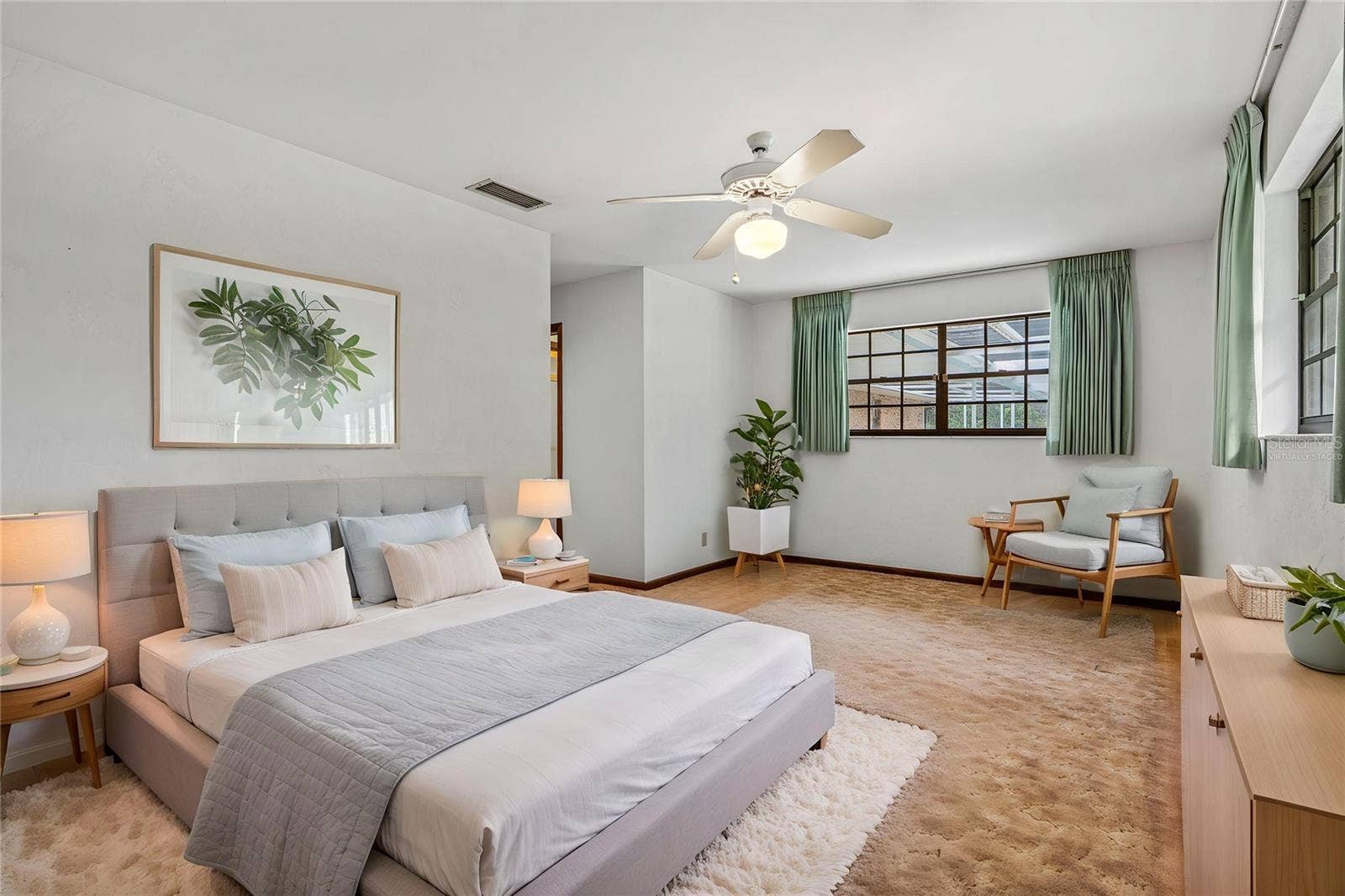 82 S ST ANDREWS DRIVE, Ormond Beach, FL 32174 Virtually Staged - Primary Bedroom with Ensuite & WIC