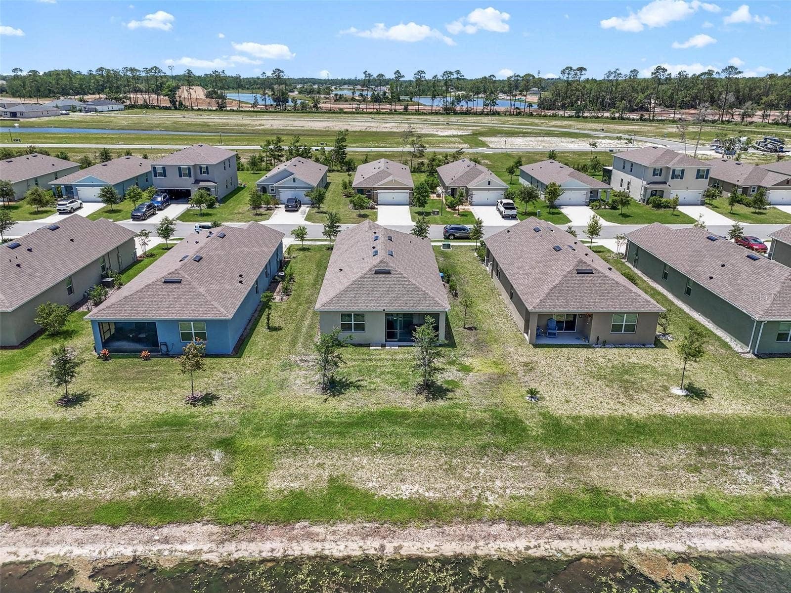 1337 CORK DRIVE, Ormond Beach, FL 32174 Backyard view