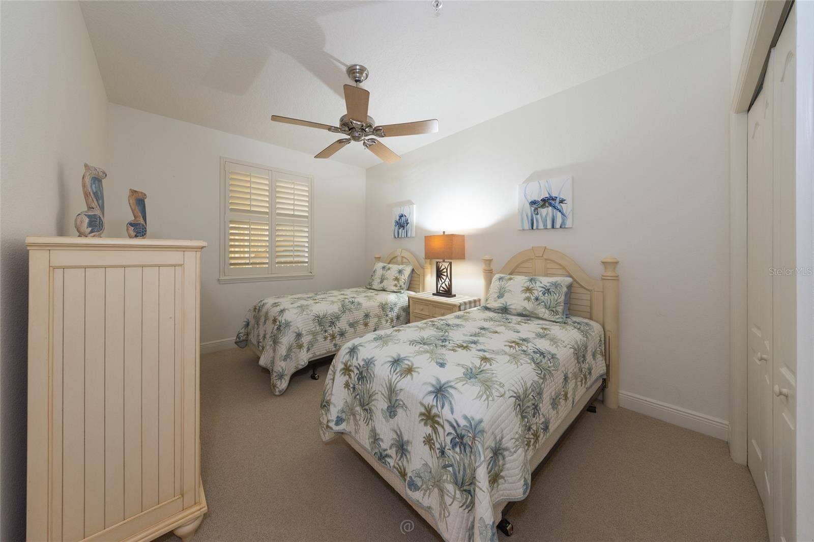 115 RIVERVIEW BEND S, #2123, Palm Coast, FL 32137 SECOND GUEST BEDROOM WITH TWIN BEDS THAT CONVEY