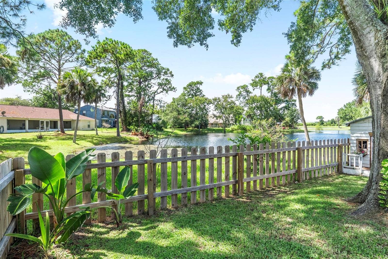 1110 MONTICELLO LANE, #1, Port Orange, FL 32129 Beautiful water view of pond
