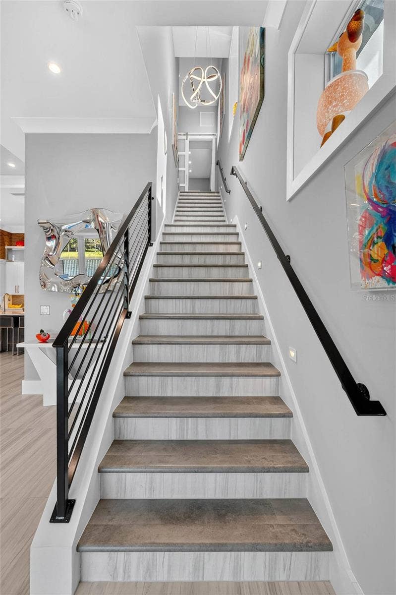 304 YACHT HARBOR DRIVE, Palm Coast, FL 32137 Take the stairs if youd like but you dont have to. An elevator provides easy access to all levels of the home.