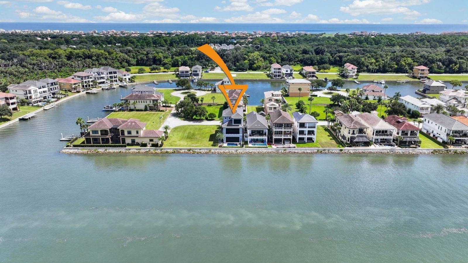 304 YACHT HARBOR DRIVE, Palm Coast, FL 32137 Intracoastal in front. Atlantic beyond.A waterfront setting that puts the best of Palm Coast within reach.