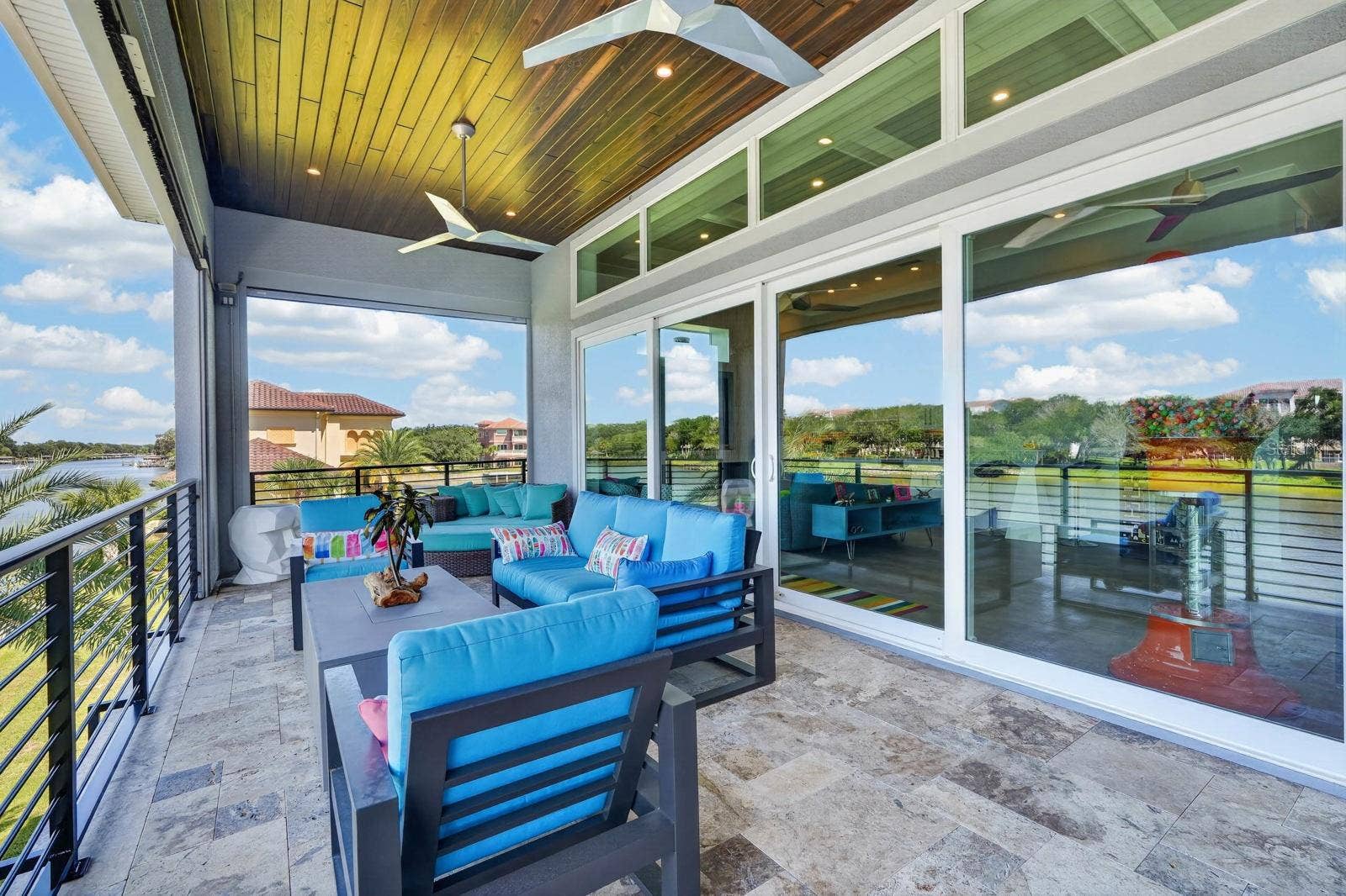 304 YACHT HARBOR DRIVE, Palm Coast, FL 32137 Your second-floor outdoor living room. Covered, spacious and positioned for expansive views up and down the Intracoastal.