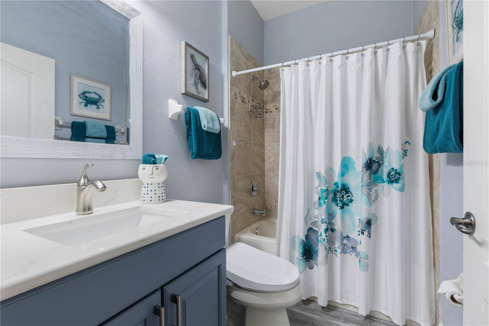65 RIVERVIEW BEND S, #1734, Palm Coast, FL 32137 Renovated Guest Bathroom