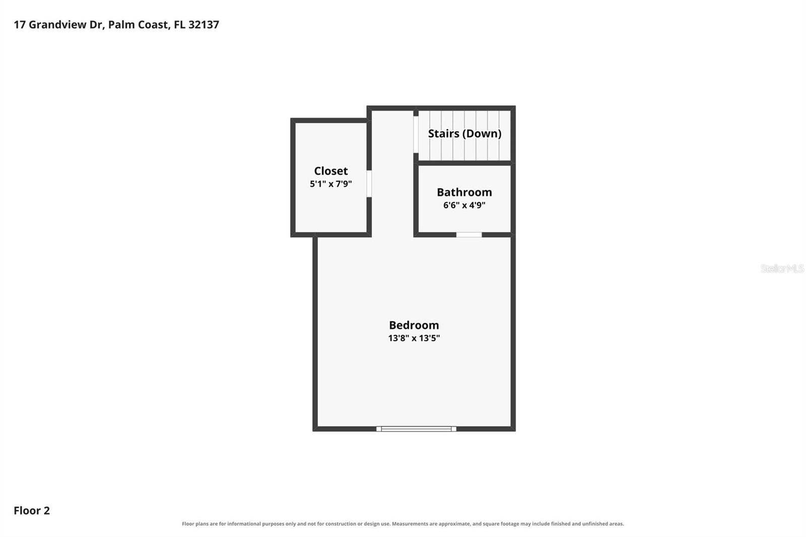 17 GRANDVIEW DRIVE, Palm Coast, FL 32137 2nd Floor