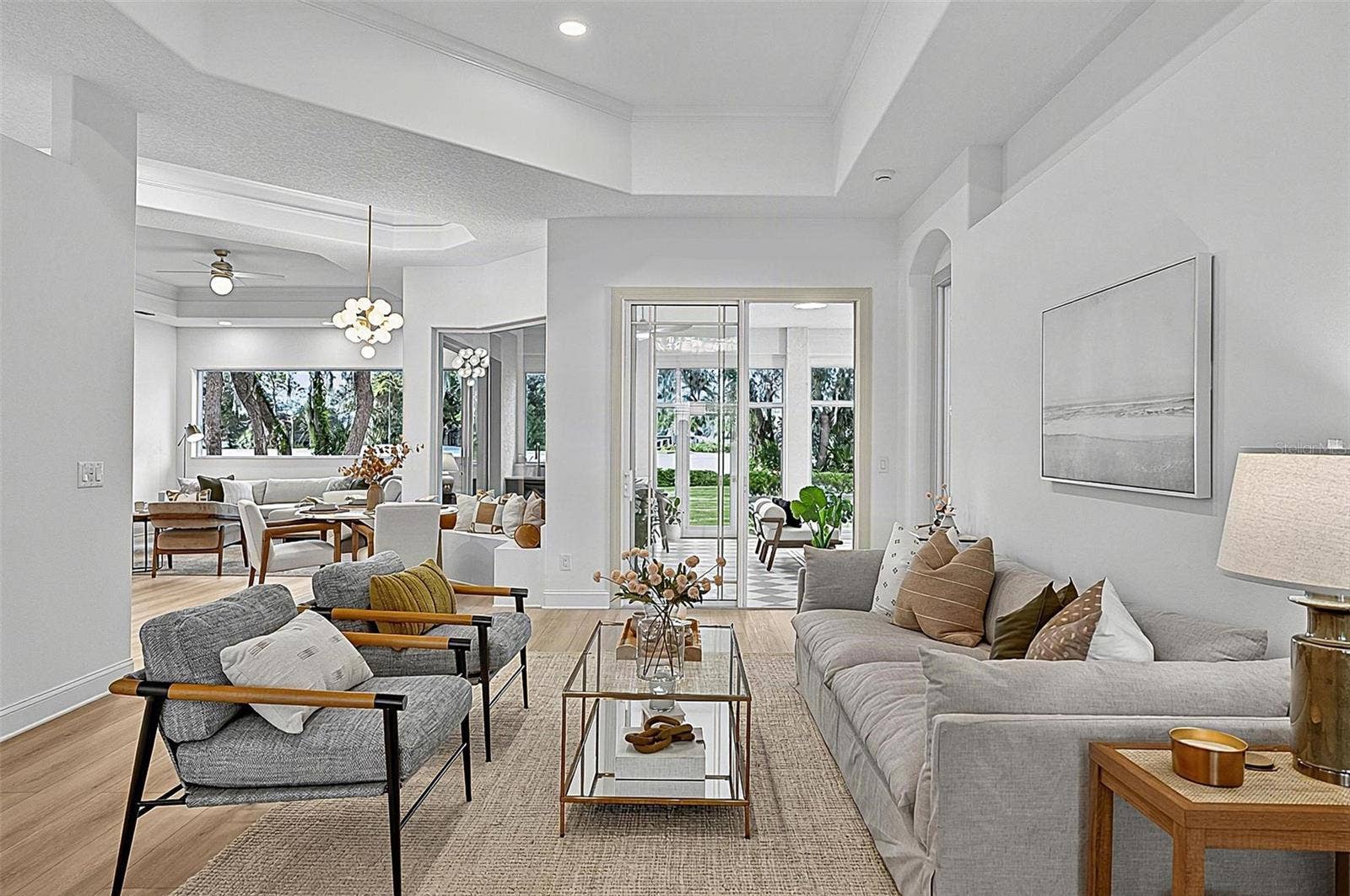 17 GRANDVIEW DRIVE, Palm Coast, FL 32137 Formal Living Room with views all the way to back