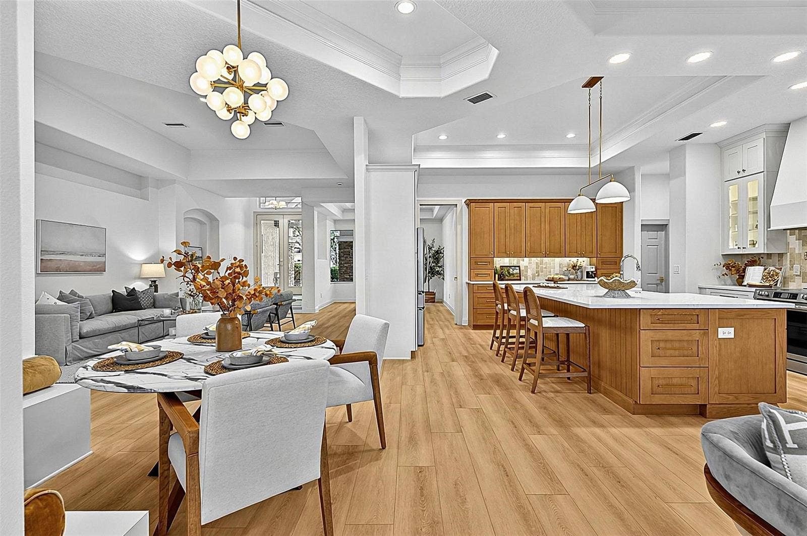 17 GRANDVIEW DRIVE, Palm Coast, FL 32137 Spectacular Kitchen, cozy breakfast nook and family room
