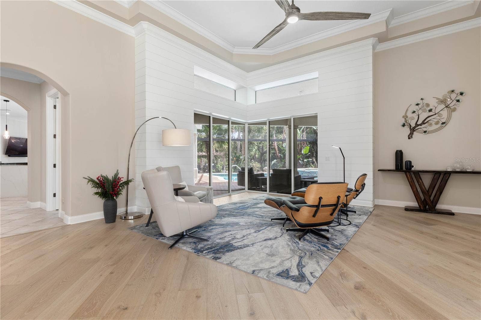 A front-row seat to the poolsettle in with morning coffee, a favorite book, or simply enjoy the scenery just beyond the glass.