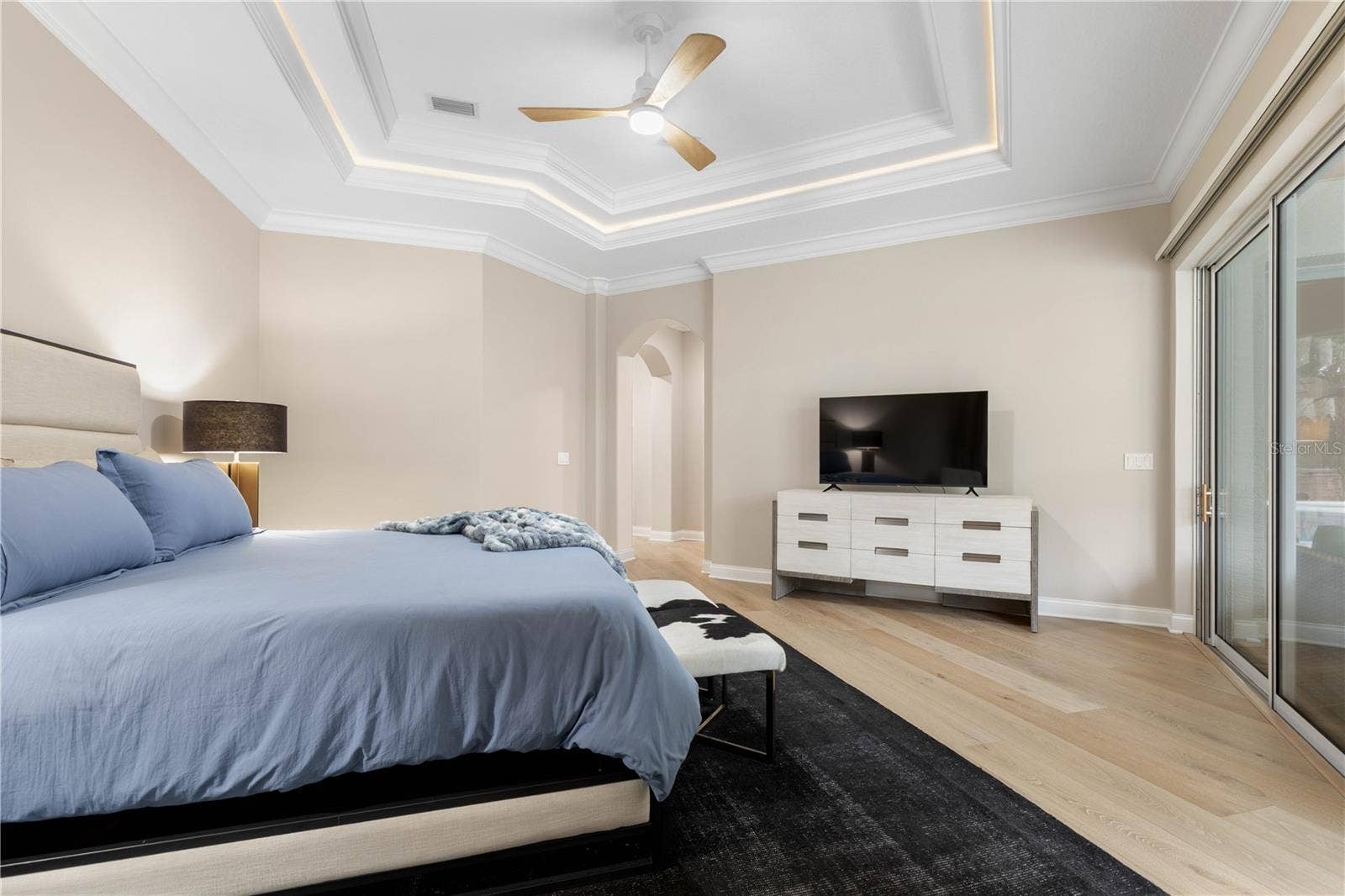 A second look at the primary suite reveals its generous proportions, with its own private ensuite bath just steps away.