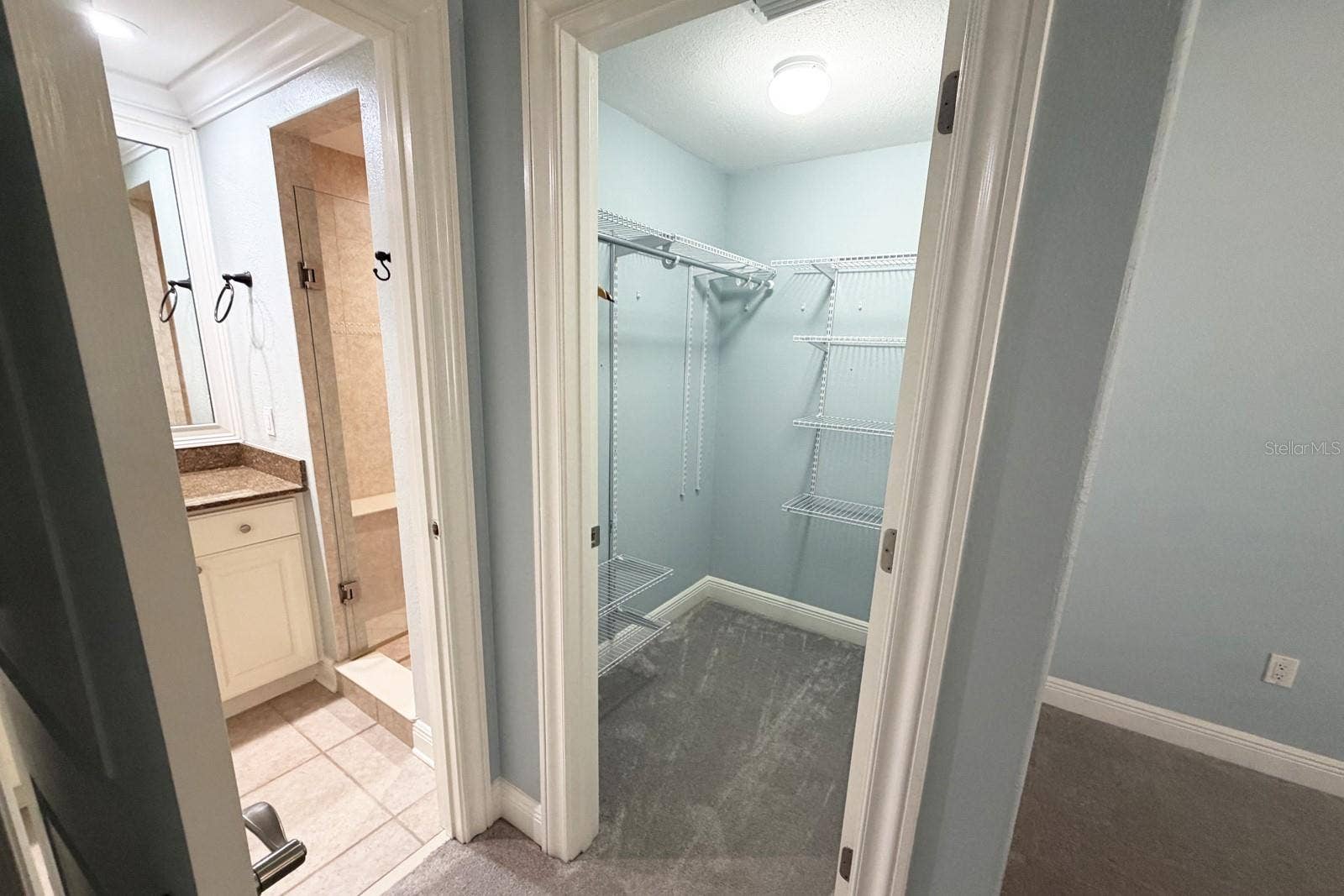 112 CLUB HOUSE DRIVE, #102, Palm Coast, FL 32137 2nd Bedroom Walkin Closet with access to Bathroom
