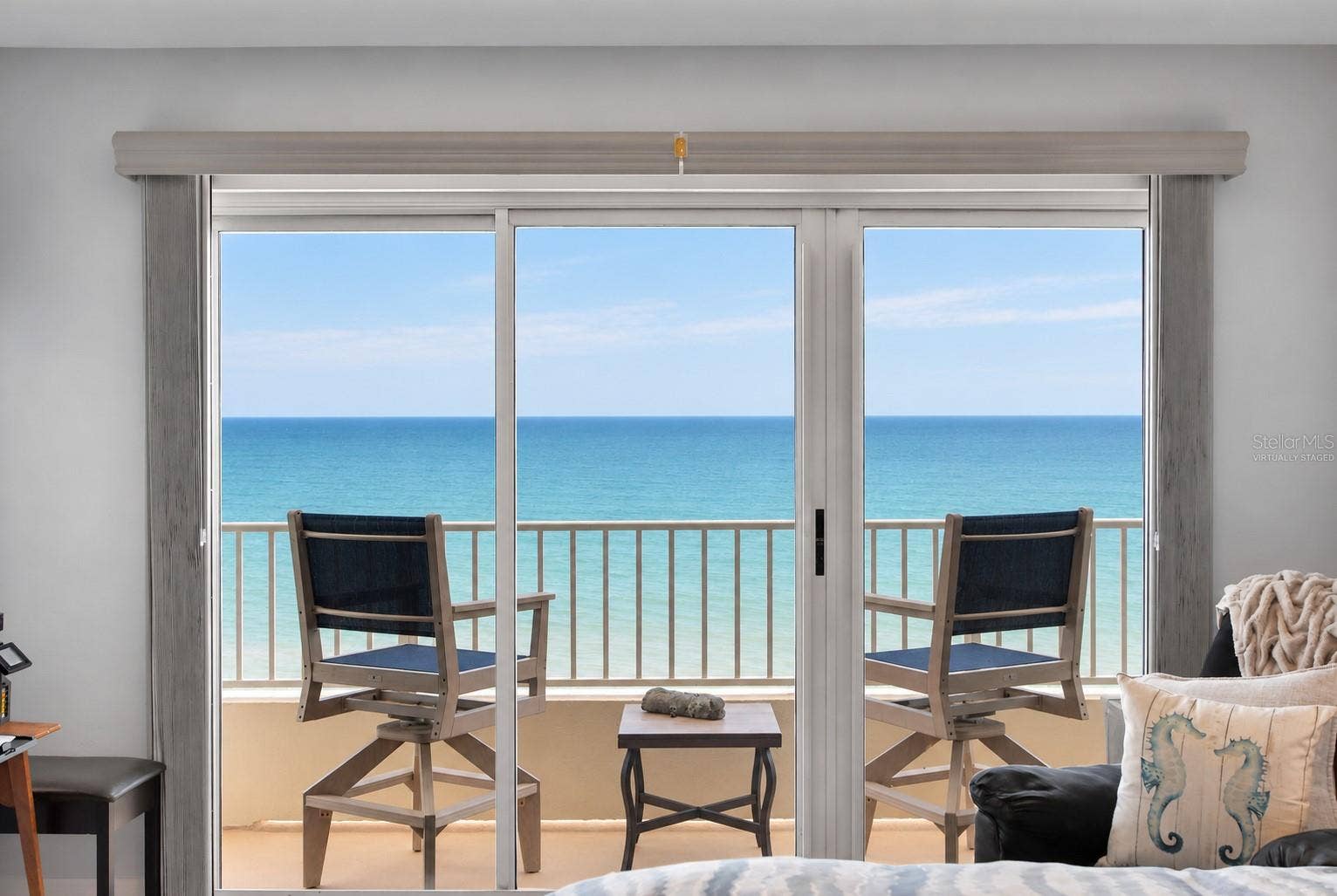 2937 S ATLANTIC AVENUE, #1104, Daytona Beach Shores, FL 32118 Virtually Staged Glass