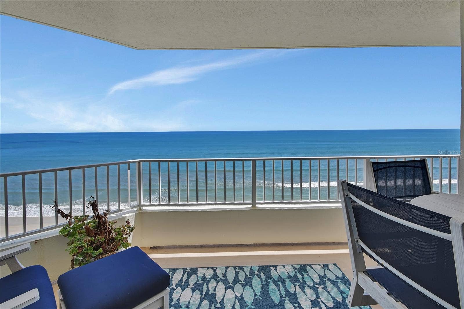 2937 S ATLANTIC AVENUE, #1104, Daytona Beach Shores, FL 32118 Virtually Staged Glass