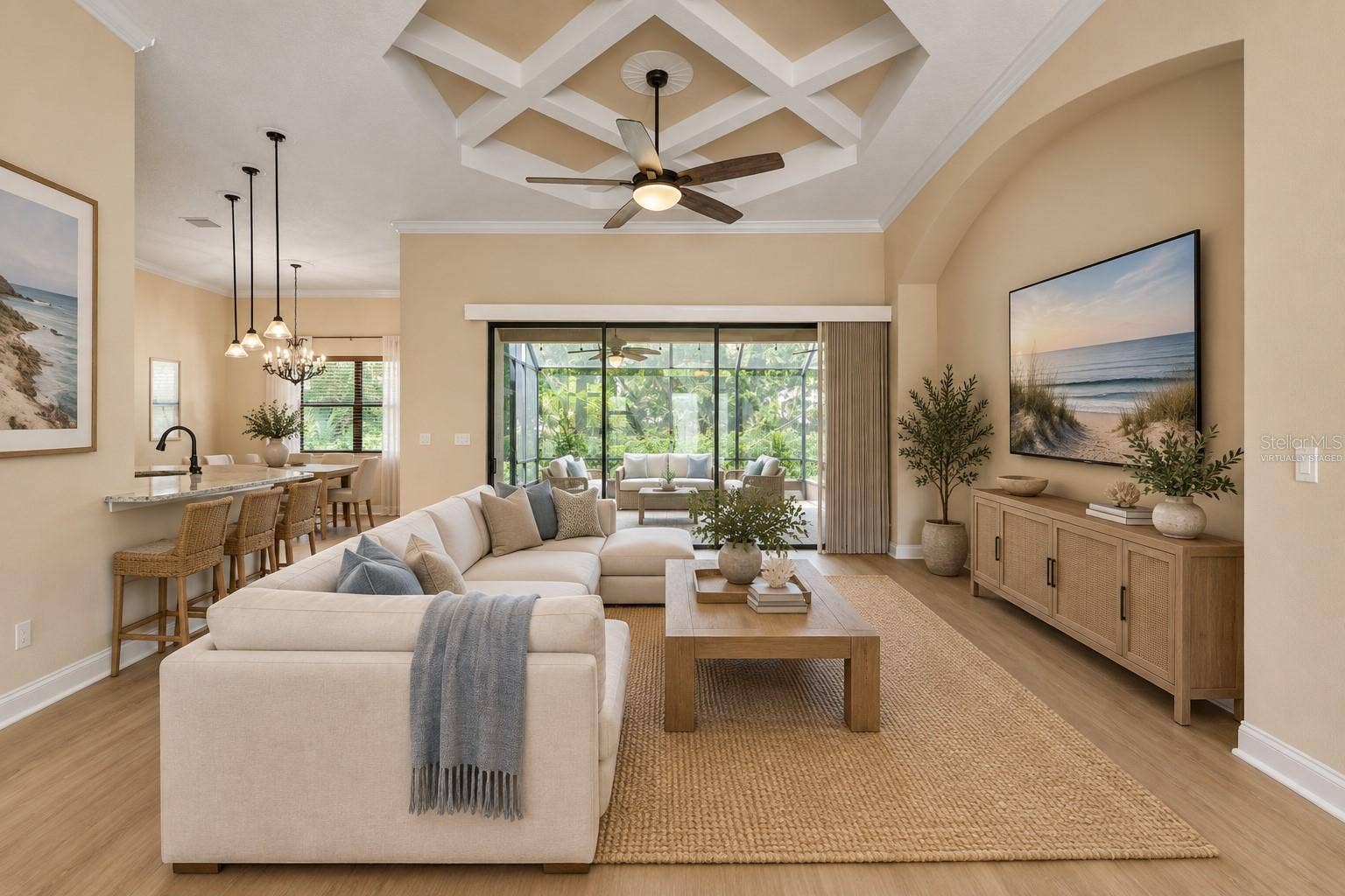 9 RIVER OAKS WAY, Palm Coast, FL 32137 Virtually Staged living room