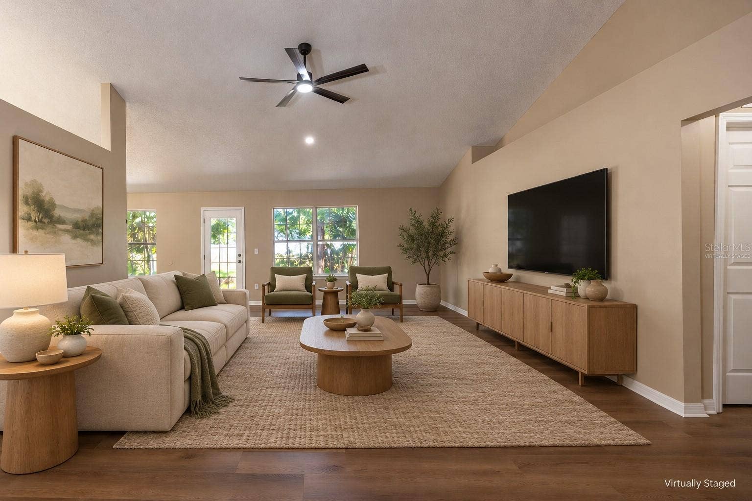 Virtually Staged - Family Room