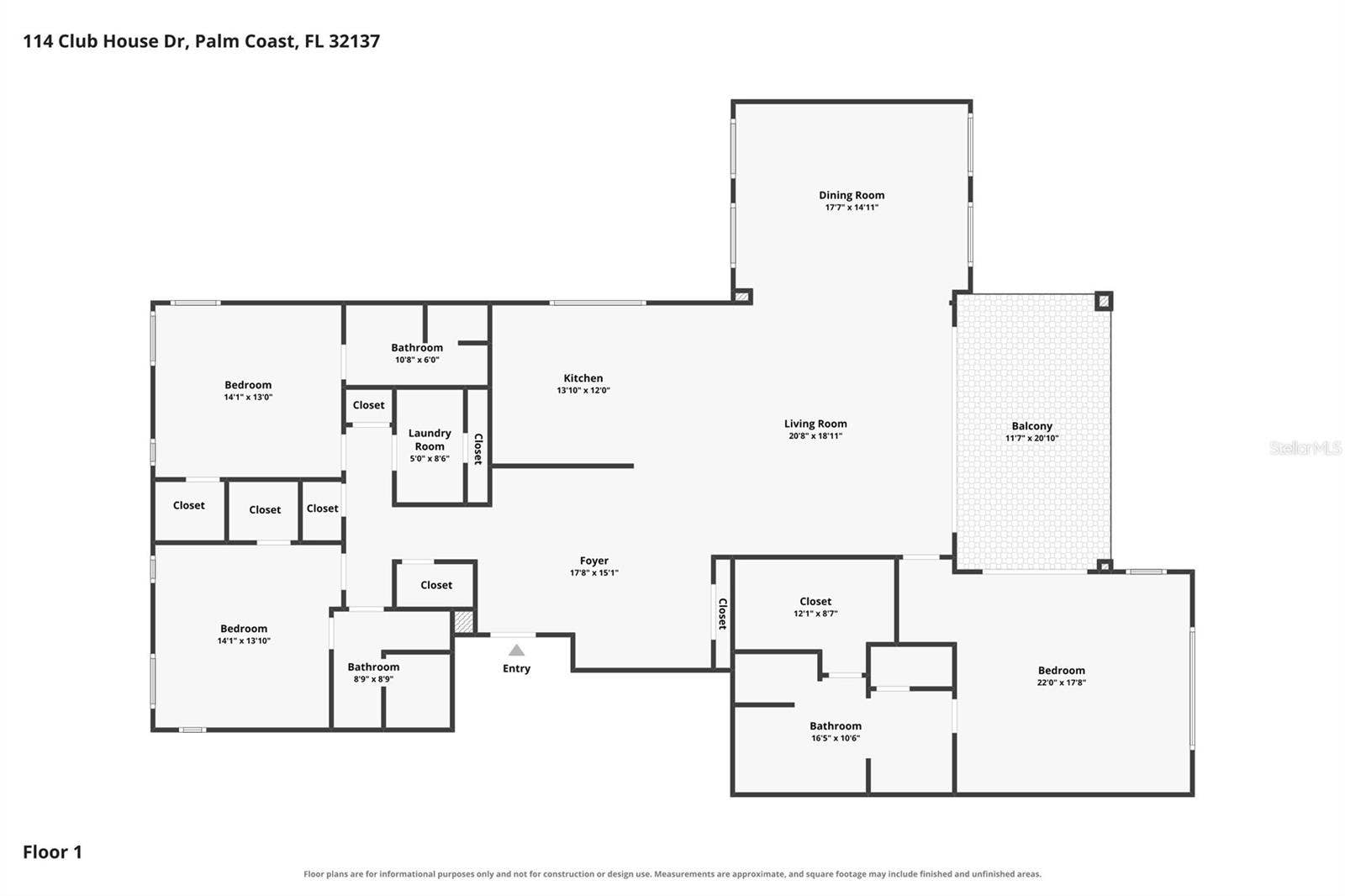 114 CLUB HOUSE DRIVE, #305, Palm Coast, FL 32137 114 CLUB HOUSE DRIVE, #305, Palm Coast, FL 32137