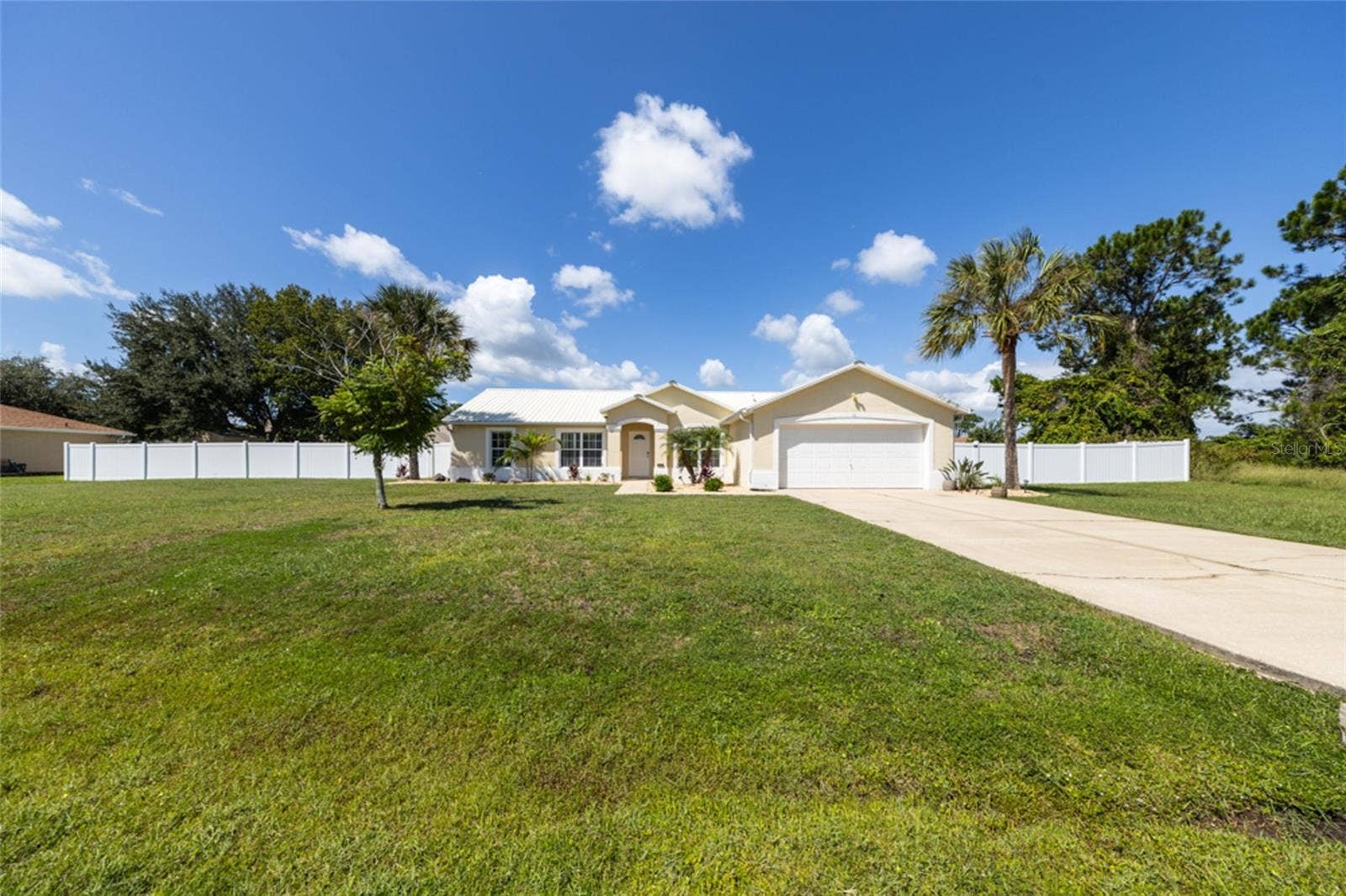 home sits on .46 acres