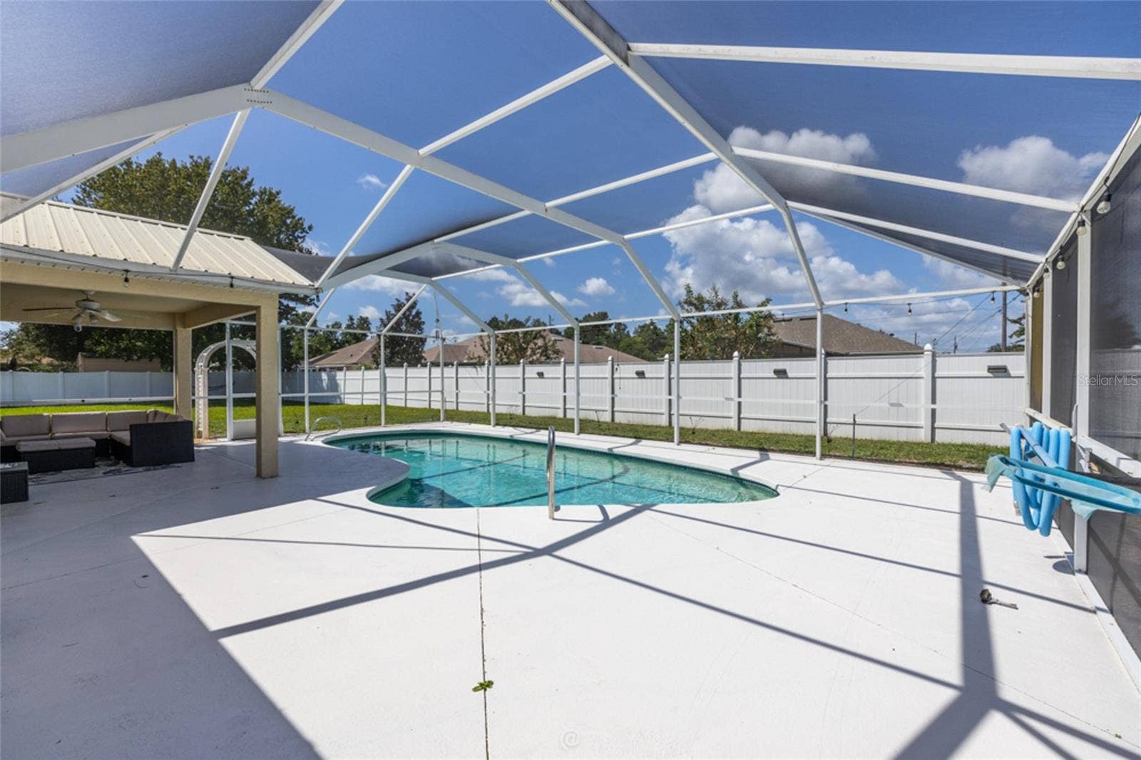 large pool deck