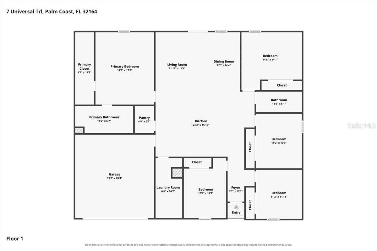 7 UNIVERSAL TRAIL, Palm Coast, FL 32164 7 UNIVERSAL TRAIL, Palm Coast, FL 32164