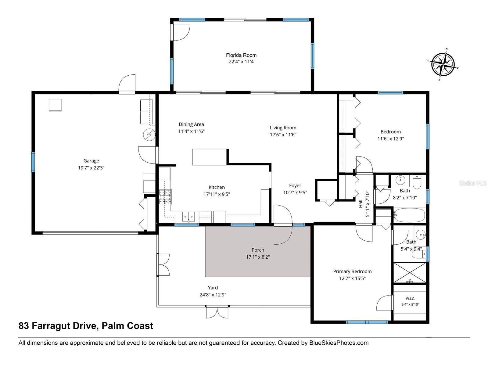 83 FARRAGUT DRIVE, Palm Coast, FL 32137 Home layout