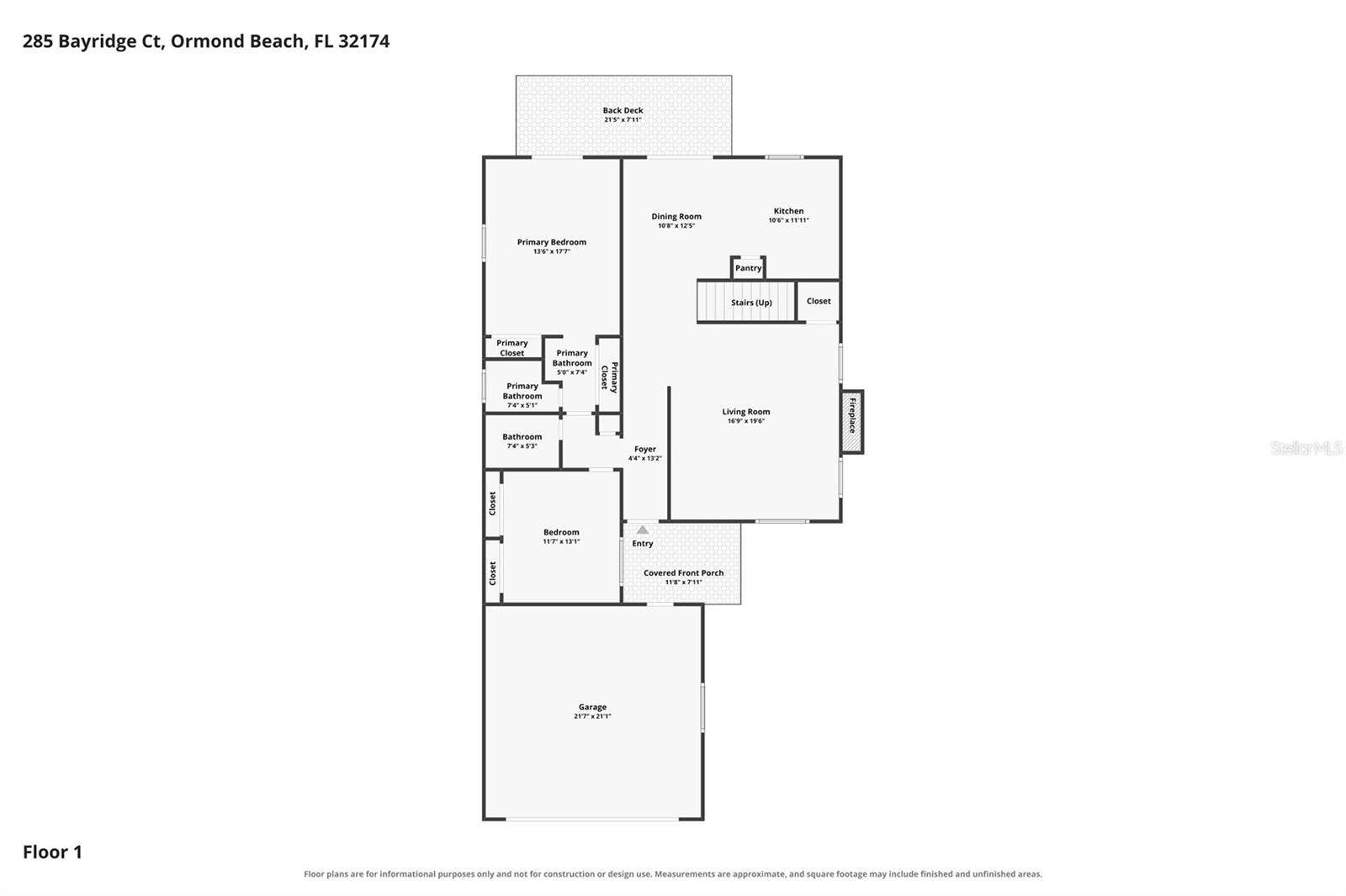 285 BAYRIDGE COURT, Ormond Beach, FL 32174